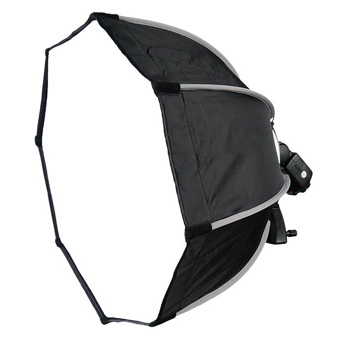 TaffSTUDIO Payung Studio Octagonal Umbrella Softbox Reflektor Flash 65CM - KS65 - Black