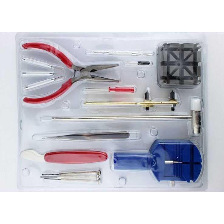 Alat Reparasi Servis Jam Tangan Set 16PCS - WW082 ( Mughnii )