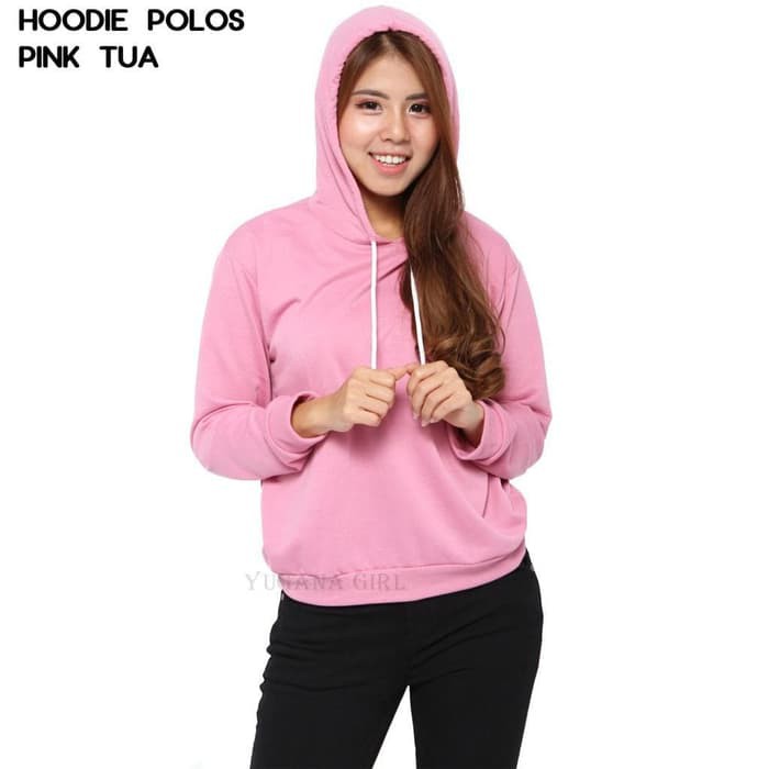 Promo Belle Fashion Baju Outwear Sweater Hoodie Polos Murah Wanita Kekinian ThevaShop