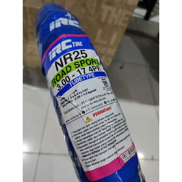 Ban Luar IRC 300 - 17 NR 25 Tubetype