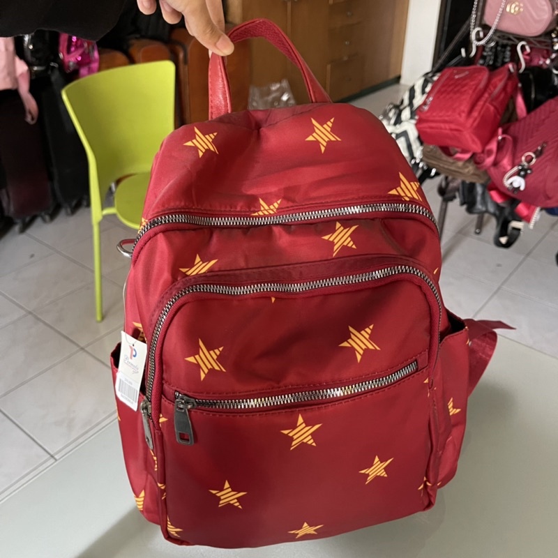 Tas Ransel Wanita Import Backpack Selempang Sling Bag Tanggulangin Bintang Motif Sling Bag Selempang
