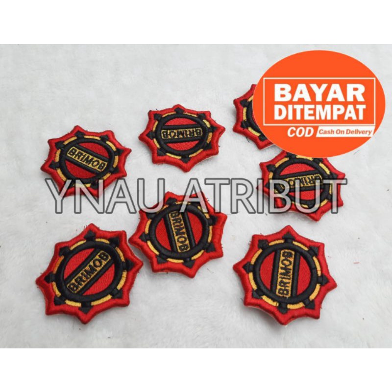 ATRIBUT PDL POLRI / PIN SAKU PDL RODA BRIMOB POLRI