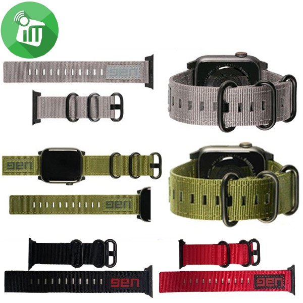 Strap Jam Tangan 22mm tali apple watch 42mm 40mm 4 5 NATO kanvas bkn original UAG armor gear 1:1