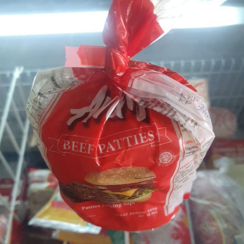 Andy Beef Patties (10) 500gr