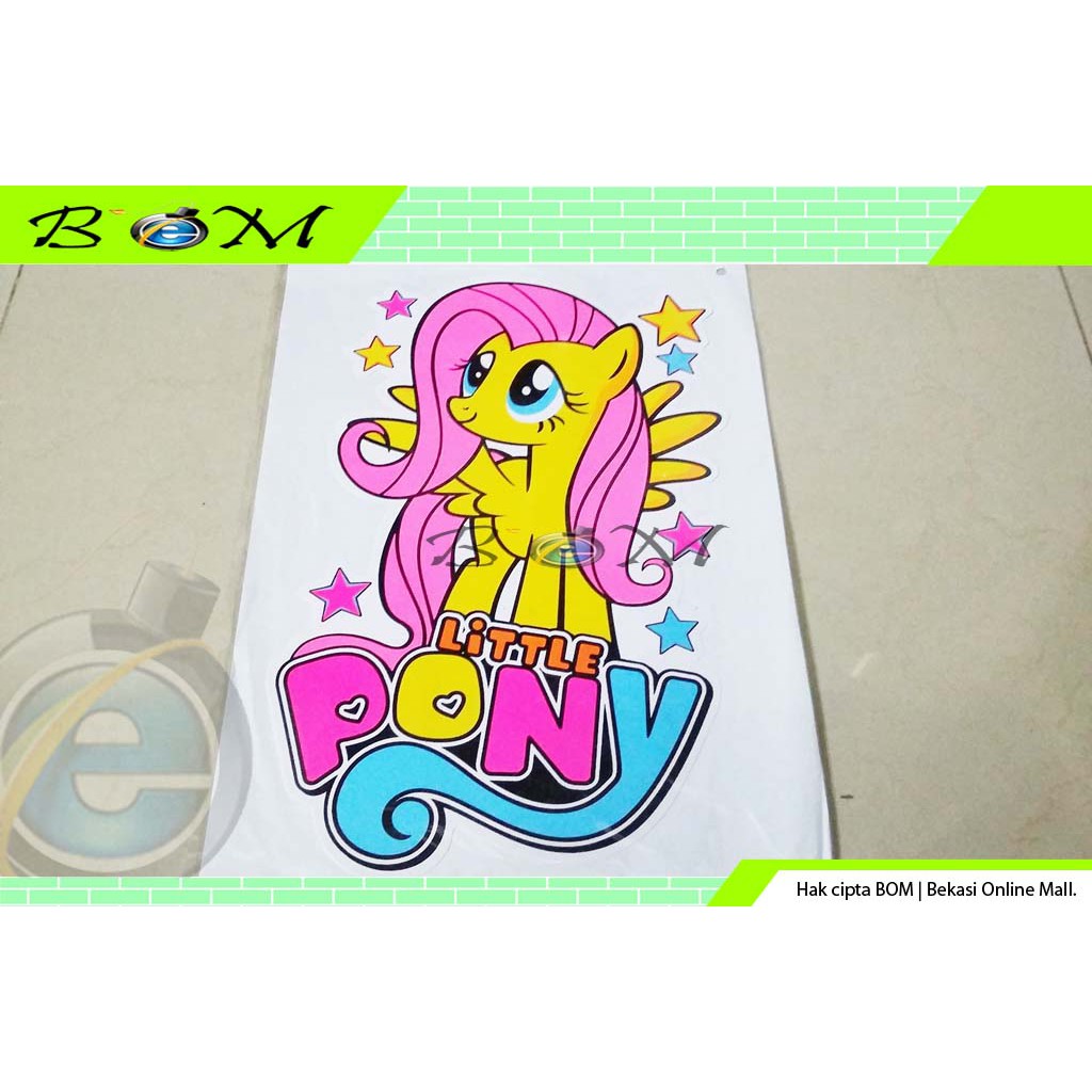 Jual sticker stiker motor mobil gambar unicorn little pony kuda poni ...