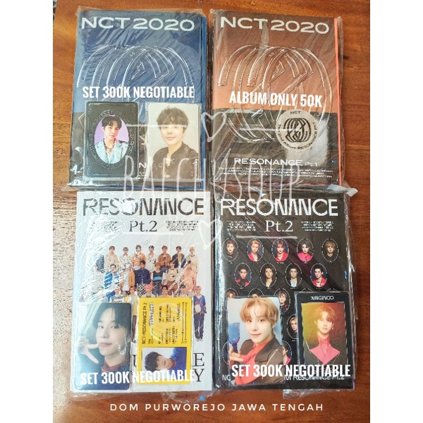 fullset jungwoo album Resonance nct future past ver only departure arrival murah original sealed uns