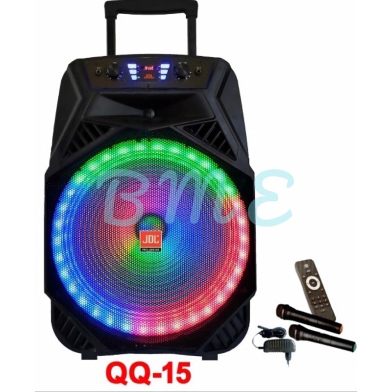 SPEAKER PORTABLE JDL QQ15 MEETING SPEAKER JDL QQ 15 INCH FREE MIC