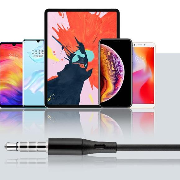 ☉ Headset Gaming BASIKE Earphone In-ear 3.5mm dengan Mikrofon 1.2m - MT11 SILVER ℗