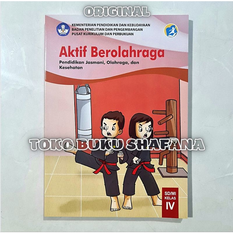 Buku Aktif Berolahraga Kelas 4 / IV SD/MI K13 Kementerian - Penjasorkes / PJOK