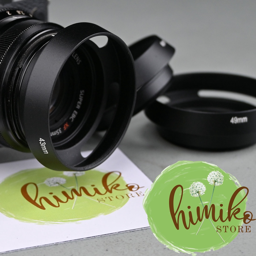 Lens Hood Universal Vented Metal CNC Solid Berbagai Ukuran