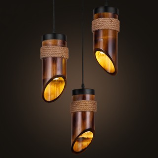 Lampu Hias Gantung Minimalis Bambu LG-0088 - Lampu Hias Kamar Tidur dan