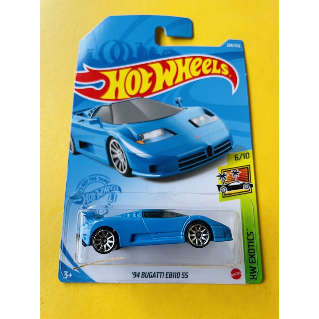HOTWHEELS HOT WHEELS 94 BUGATTI EB110 SS BIRU HW EXOTICS LOT N 2021 DIECAST MINIATUR MOBIL HOTWEELS 