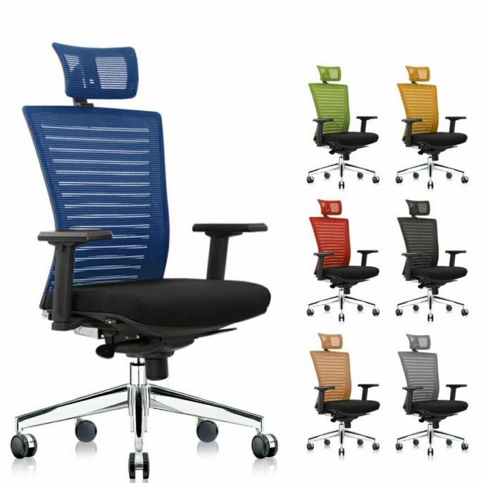 Kursi kantor INDACHI catier 1 model jaring with headrest - BRIZTORE I  S AL