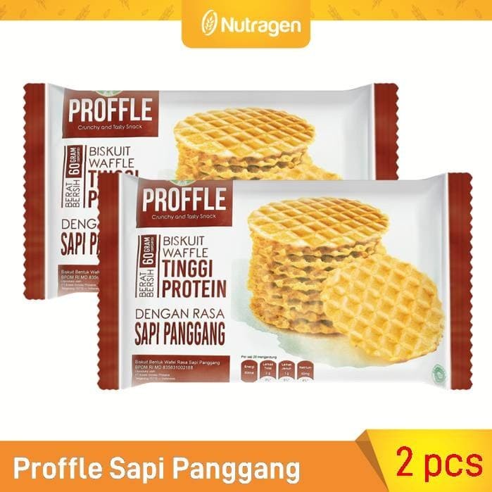 

Prosana Proffle High Protein Waffle Sapi Panggang 60gr (2pcs) - BARU