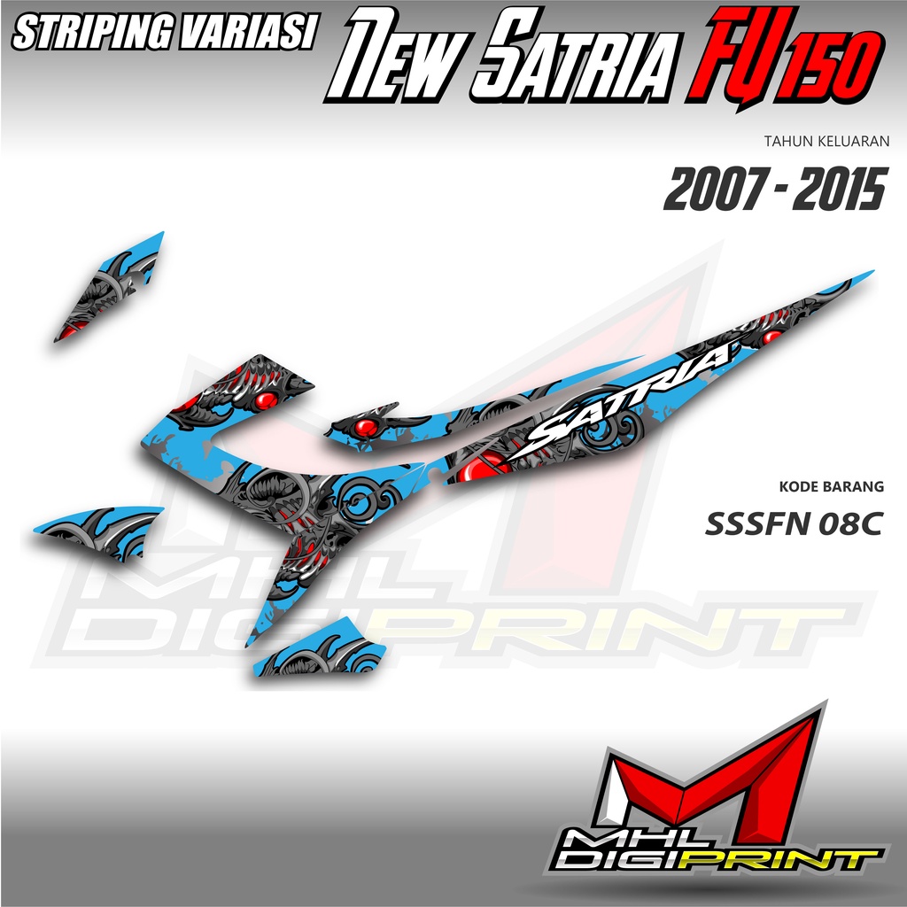 STRIPING VARIASI NEW SATRIA FU 150 - SATRIA FU FACELIFT / FU 150 - SSSFN 08