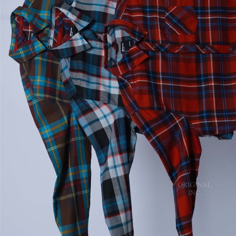 Kemeja Marmot Original Anderson Lightweight Flannel Long Sleeve Shirt MMT-LSS-16