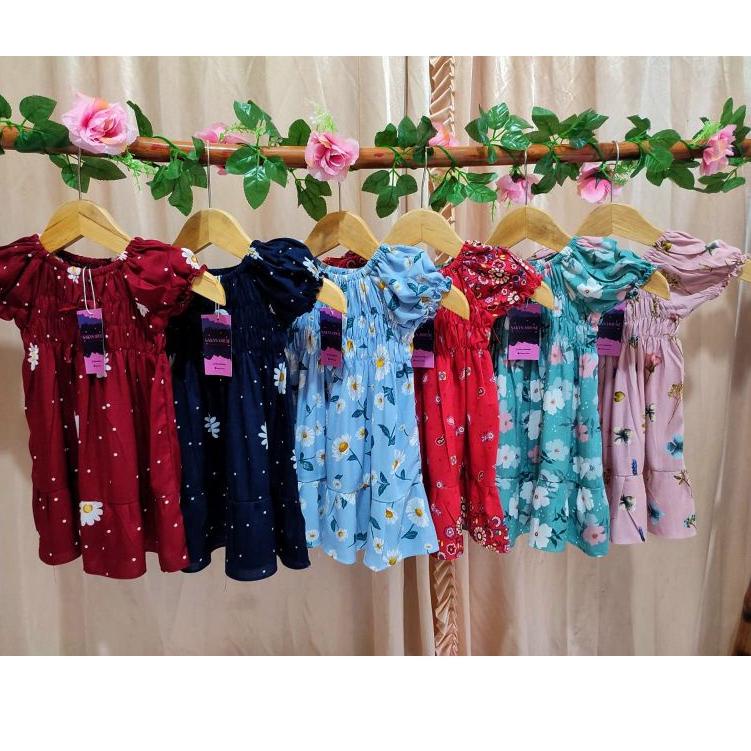 Keluaran Terbaru.. Daster Anak Premium BISA PILIH MOTIF | Dress Anak Rayon Premium