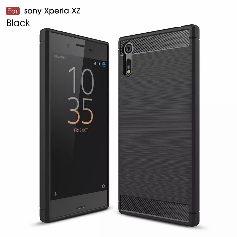 CASE SONY XZ XZS CARBON RUGGED ARMOR ANTI SHOCKPROOF CASE