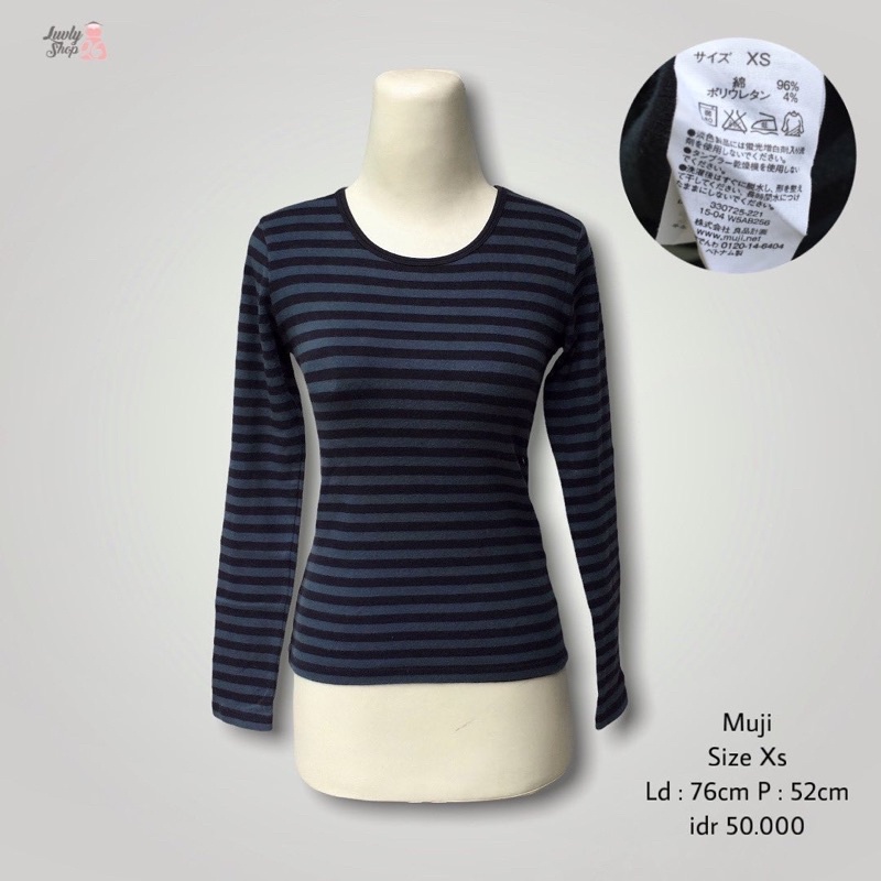 stripe tshirt MUJI