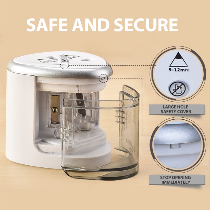 

TULIS-ALAT- TRIPLE W RAUTAN SERUTAN ELECTRIC PENCIL PENSIL OTOMATIS ELEKTRIK - PUTIH -ALAT-TULIS.