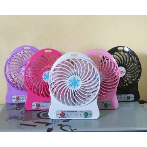 Kipas Mini Portable + SENTER - fan cooling portable - bisa dibawa kemana mana