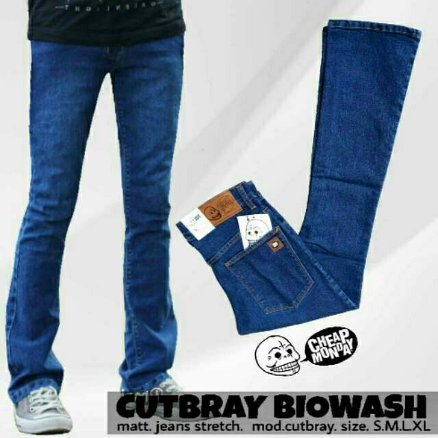 celana cutbray pria/celana jeans cutbray pria