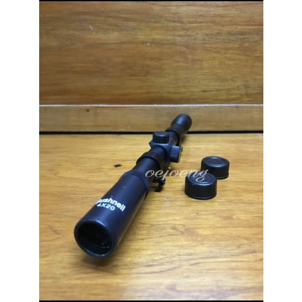 Telescope Teropong Senapan Angin Murah Bushnell 4x20 / 3-9X40 EG / SPIKE 3-12X40 AOL