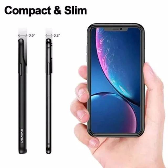 Usams Battery power bank case iphone XS Max case casing cover