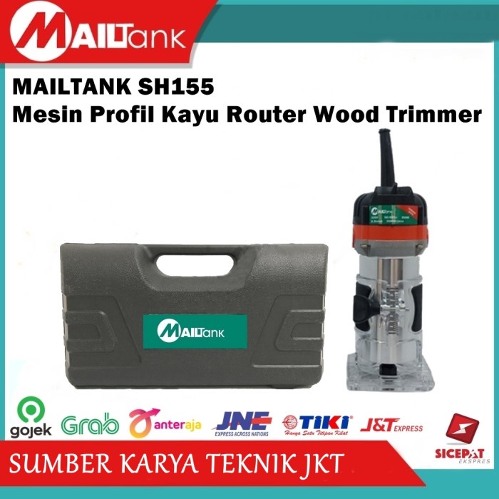 MAILTANK SH 155 Mesin Router Ruter Trimmer Profil Kayu Mailtank sh155