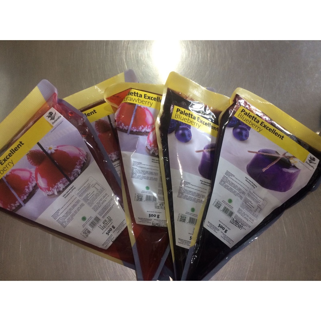 

Paletta Blueberry 500gr/ Paletta Strawberry 500gr/ Selai