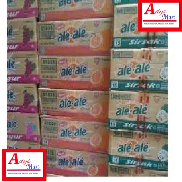 

ALE ALE PER DUS minuman gelas. (isi 24pcs).