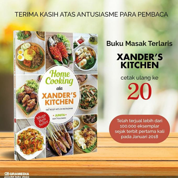 Jual Buku Home Cooking Ala Xanders Kitchen Buku Resep Masakan Nusantara Jakarta Pusat Barbelstore Tokopedia