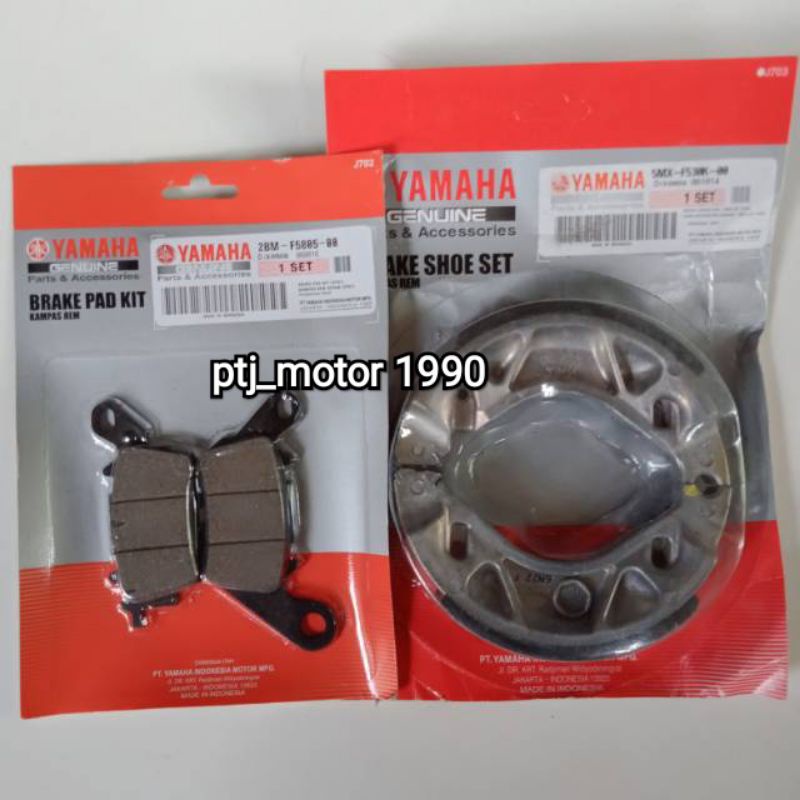 KAMPAS REM DEPAN BELAKANG YAMAHA MIO M3/MIO 125 Z/ORI
