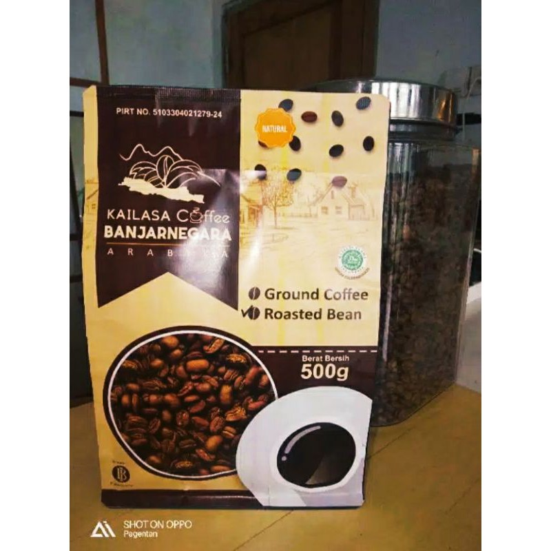 

kopi ARABIKA kailasa Banjarnegara fullwash 500gr (groundcoffee)