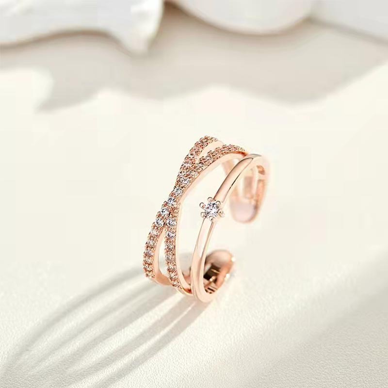 Cincin Multilayer Model Terbuka Dapat Disesuaikan Untuk Wanita