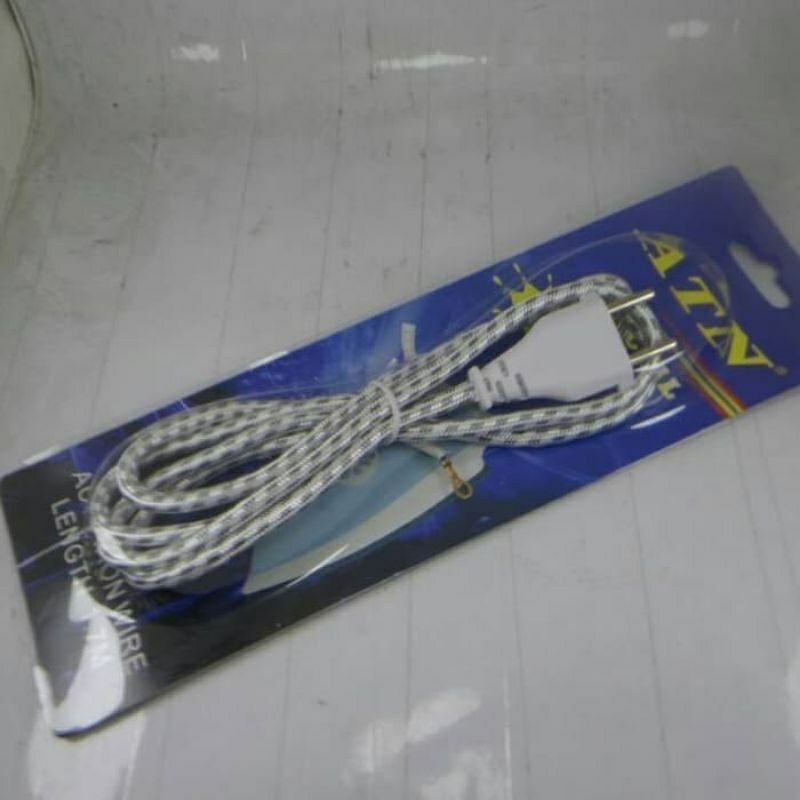 kabel setrika licinan gosokan arde ATN TRM 1,7M putih setrika 3 jalur / 2 jalur original