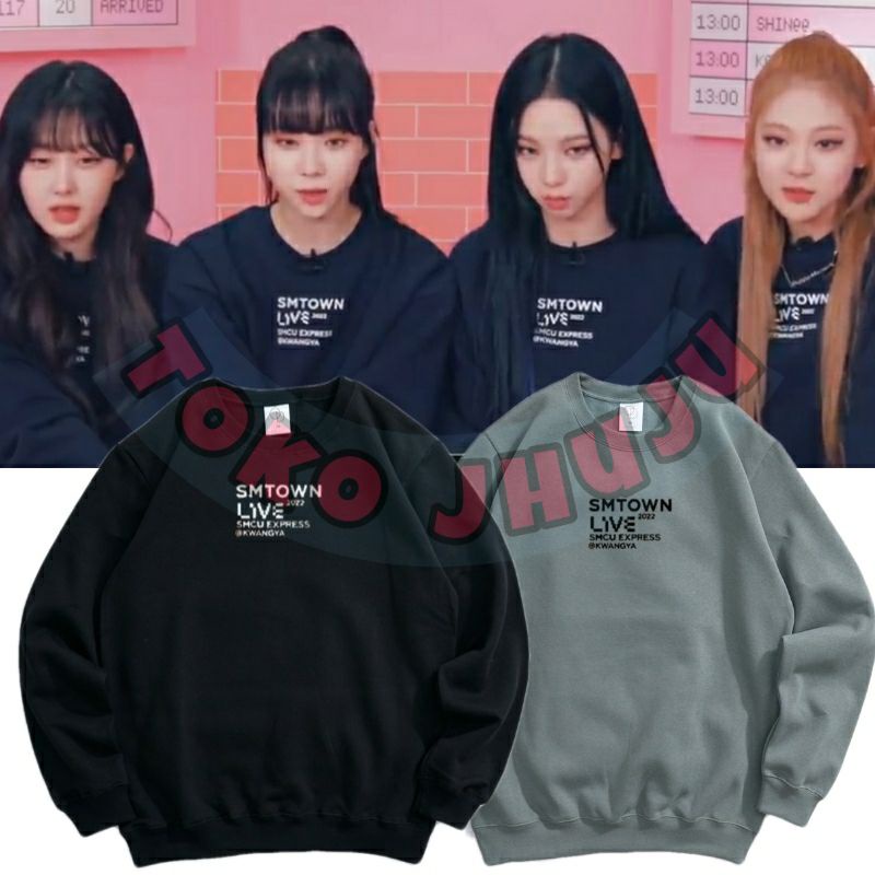 Basic Sweater NCT SM Town  Live 2022 SMCU Express Kwangya Logo Tengah // NCT Aespa Red Velvet Shinee Girls Generation