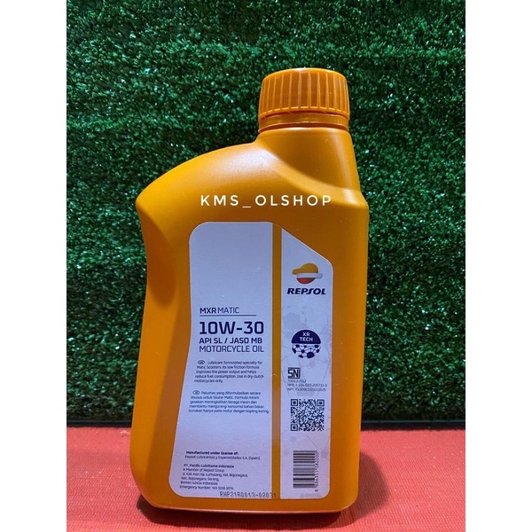 Oli Repsol Moto Matic 4T SAE 10W-30 800ml Oli Mesin Motor Repsol Matik 0.8 Liter (Asli)