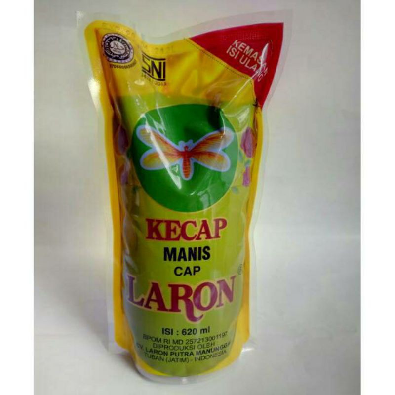 

KECAP LARON TUBAN ORIGINAL 620ML . OLEH" KHAS TUBAN