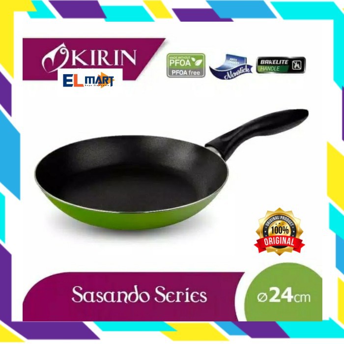 Frypan Teflon 24cm KIRIN Sasando 24 cm Penggorengan Anti Lengket