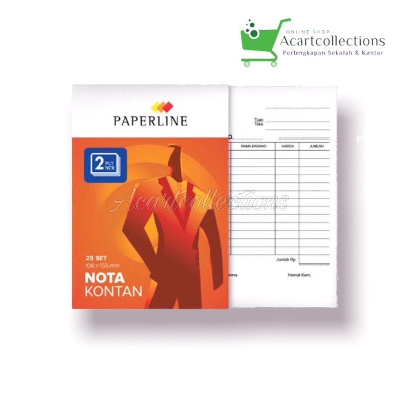 

NOTA KONTAN PAPERLINE 2PLY NCR SATUAN