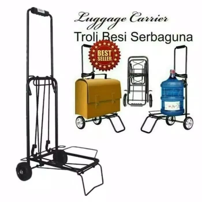 MINI TROLI GALON &amp; GAS TROLLEY LIPAT AQUA GALON TABUNG GAS PORTABLE