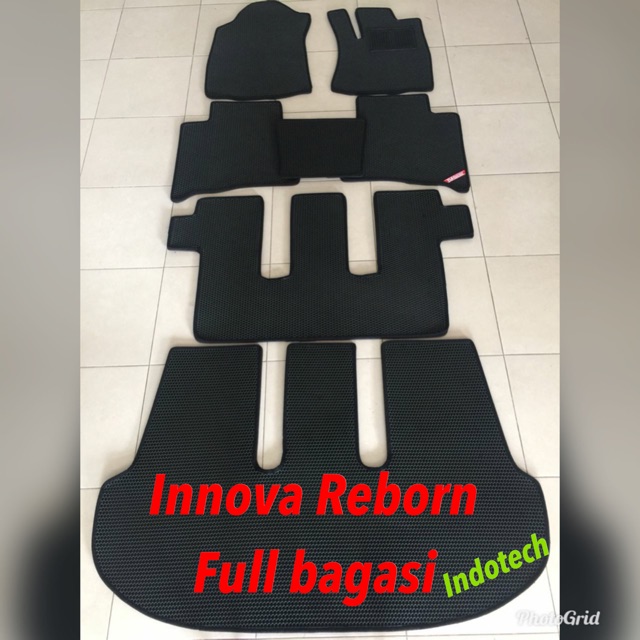 Karpet Mobil Toyota Innova Reborn Full Bagasi 2 Lapis