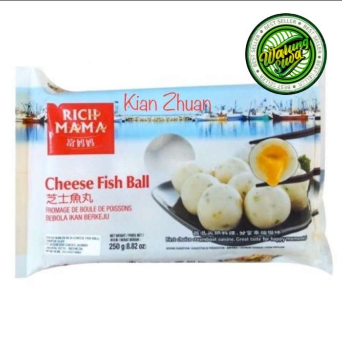 

Richmama cheese fish ball 250gr