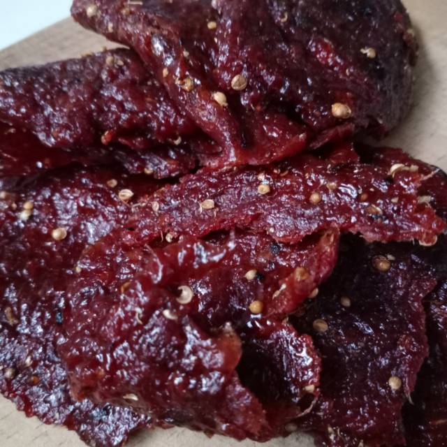

Dendeng sapi manis 400 gr / dendeng sapi empuk dan halal