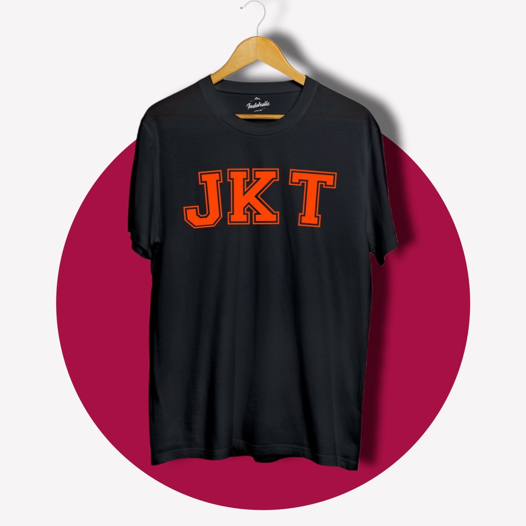 Indoholic Atasan Baju Pakaian Pria Cowok wanita Kaos Distro Murah terbaru Combed 100% Original Kota DKI Jakarta The Jack Jak Persija Indonesia