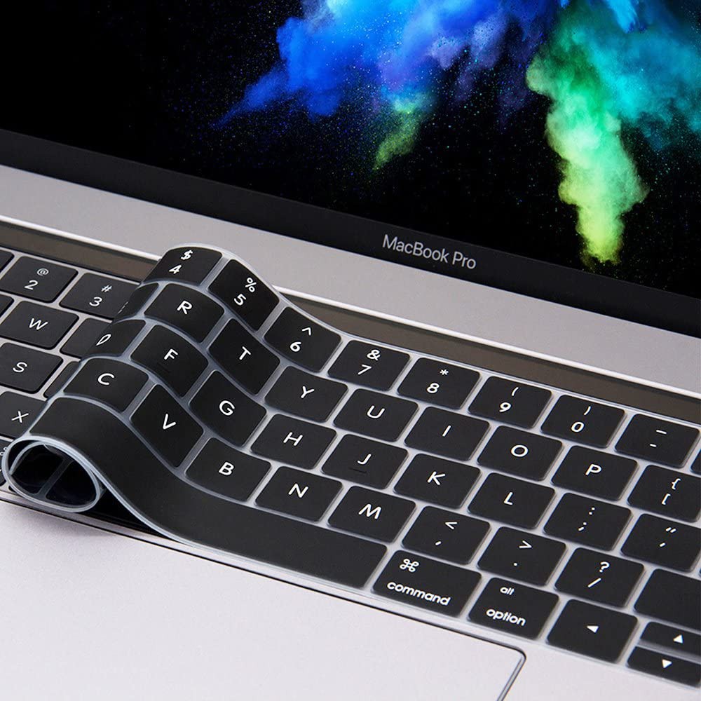 Silicone Keyboard Cover Protector Macbook Pro Touchbar 13 15 inch clear