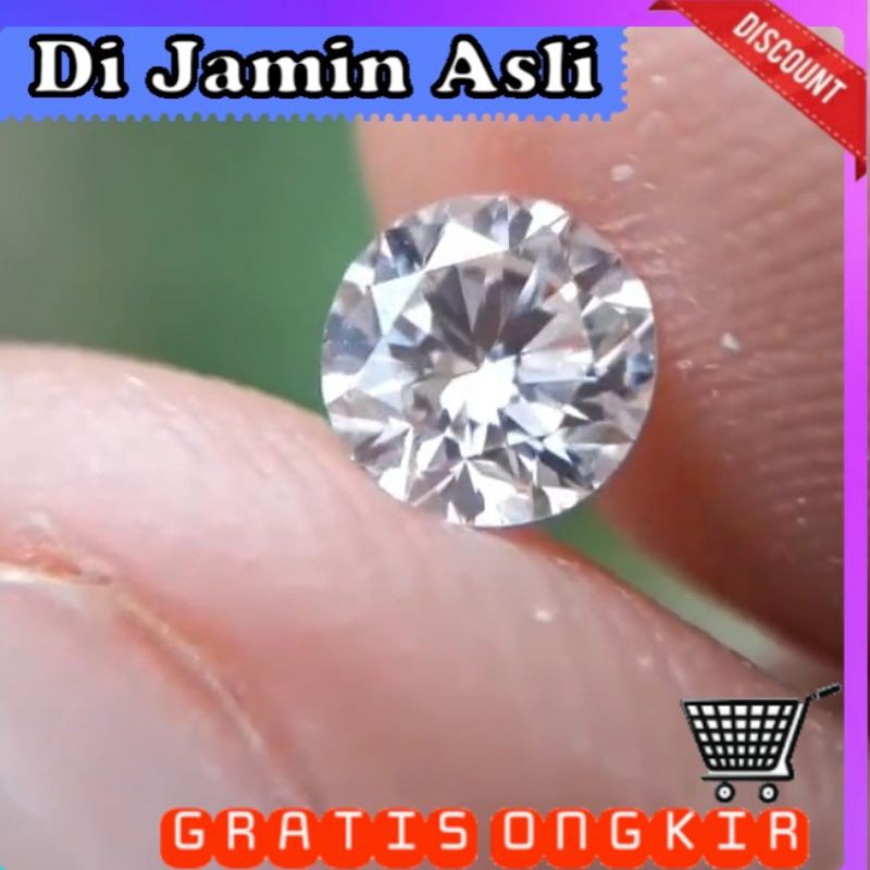 NATURAL BERLIAN Sertifikat BGL asli diamond batu cincin liontin emas perak bacan safir zamrud ruby