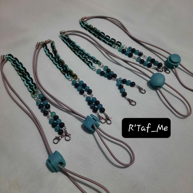Strap Masker / Tali Masker / Lanyard Masker / Kalung Makser "RANTAI BOBA"
