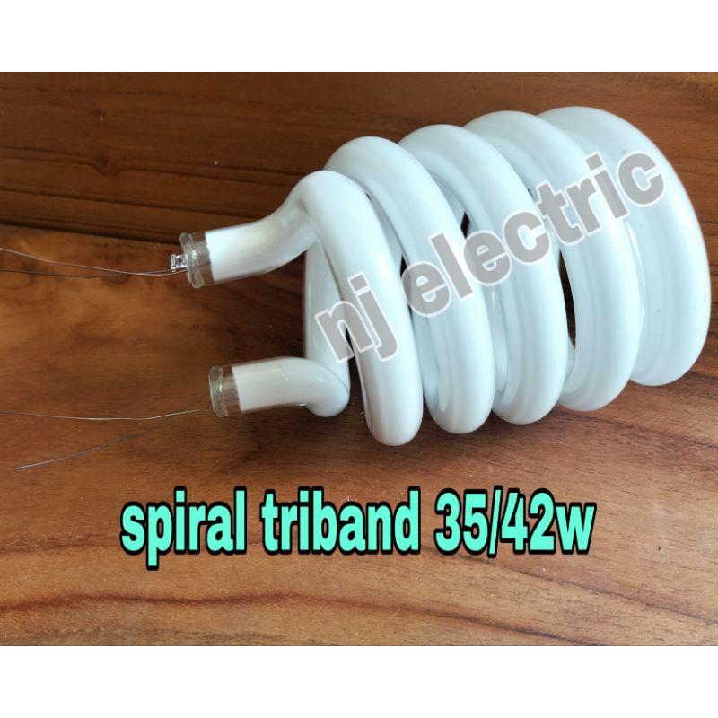kaca lampu lhe spiral 35w+Bubble warp